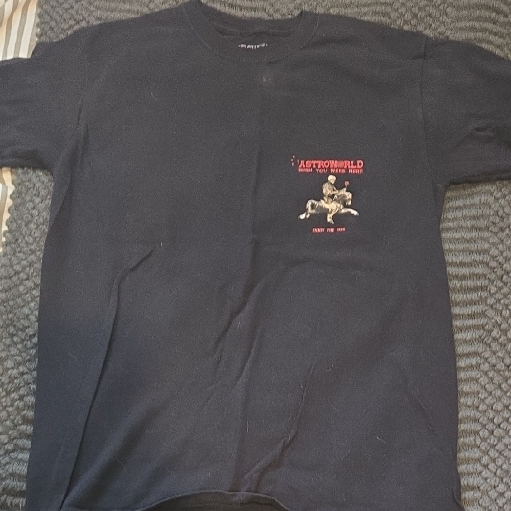 Travis Scott Astroworld Black Graphic T-Shirt